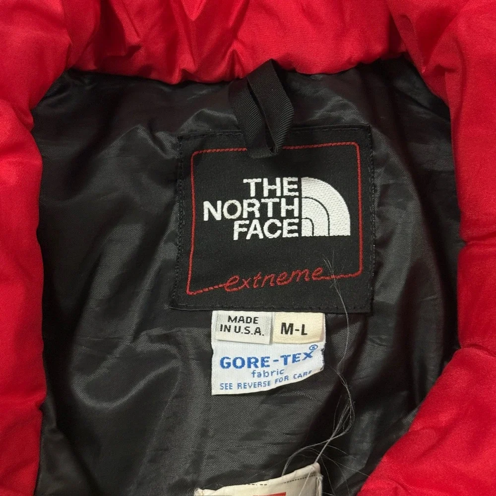 90s The North Face Extreme Gore-Tex Jacket Mens M-L Red Good Vintage Colorblock